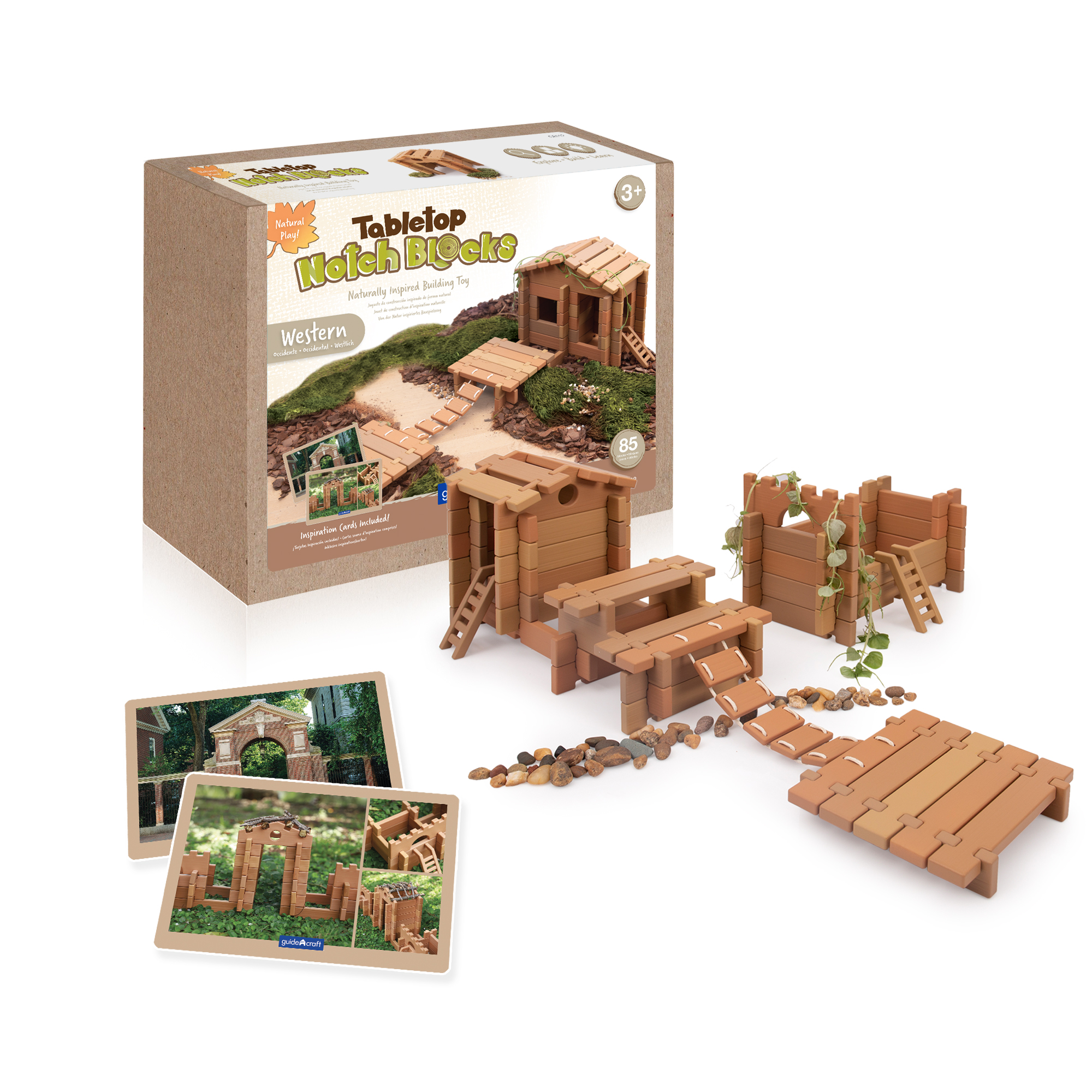 Tabletop Notch Blocks - Western 85pc